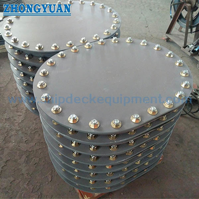 JIS F 2304 Loại B Xả nhiều bu lông Oval Manhole Trang phục hàng hải