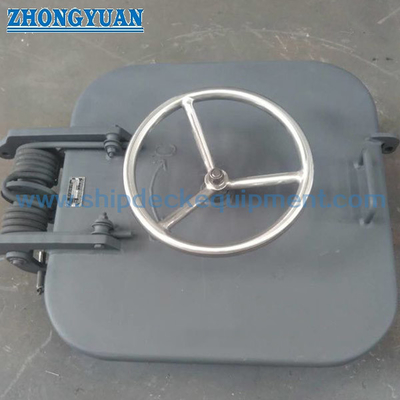 CB / T 3728 C Hành động nhanh Nắp đậy bằng thép nhỏ Bịt kín thời tiết Mở cả hai bên Trang phục hàng hải