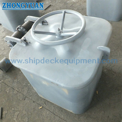 CB / T 3728 C Hành động nhanh Nắp đậy bằng thép nhỏ Bịt kín thời tiết Mở cả hai bên Trang phục hàng hải