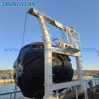 Cần cẩu chắn bùn thủy lực 2,5–16T | Tấm chắn bùn cao su Davit cho thiết bị boong tàu