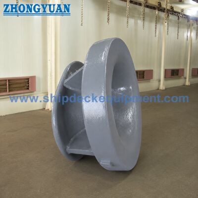 310 500 mm Phòng chống thép đúc Panama Chock JIS F 2017 loại BC cho tàu đậu