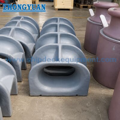 310 500 mm Thép đúc trên boong Panama Chock JIS F 2017-1982 loại AC cho tàu đậu