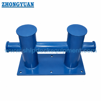 50×175 mm Bolted-Base Double Cross Bollard GB/T 554-2008 Loại DL cho tàu đậu