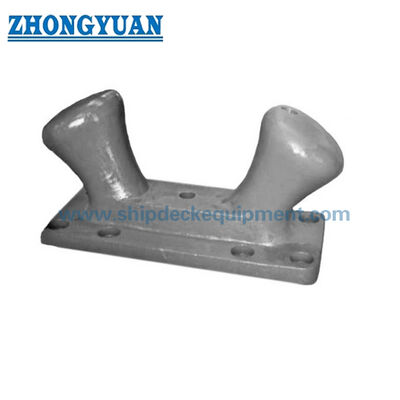 20 ′′ 200T Bolted Anchorage Double Bitt Dock Bollard.