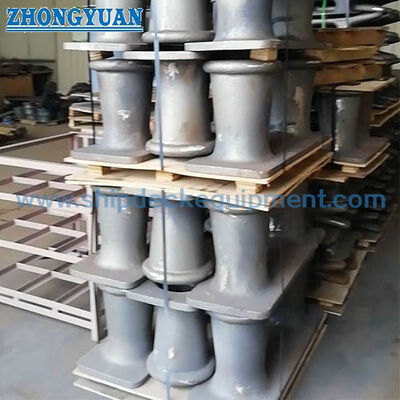 Lớn Double Bitt Bollard cho Barge Mooring ♪ Thép đúc ASTM A27 lớp 70-36