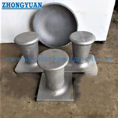 ASTM A27-70-36 Thép đúc 8 "10" Bitt đôi không có sừng Thiết bị neo tàu