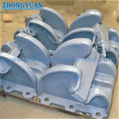 Bolted Dog-Type Anchor Chain Stopper cho chuỗi 1768 mm. JIS F 2002-Type, Cast Steel hoặc Ductile Iron