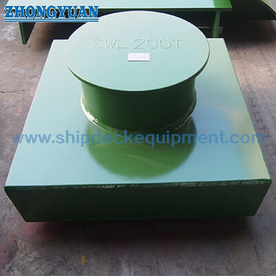 Bít kéo tàu đục. Bảng thép loại B để lắp đặt bên vỏ (ISO 13798)