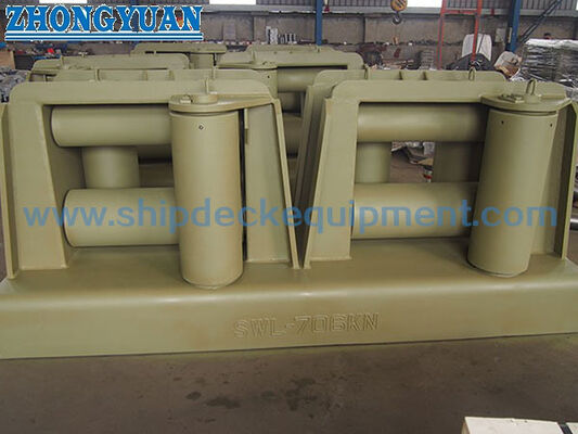 Còi dẫn hướng đa năng 5 con lăn | ISO 13733 Loại 5RL / 5RR dùng cho neo tàu và kéo tàu