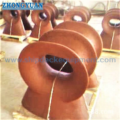 DIN 81915 loại E trên boong gắn chock hải quân 80-200 kN Guide dây thép đúc