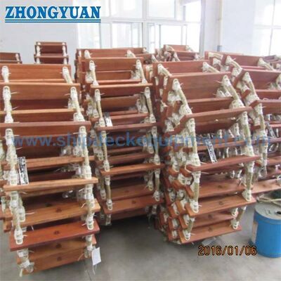 ISO 5489-2008 Trang bị hàng hải Bậc thang bằng gỗ Bậc thang lên biển bằng gỗ
