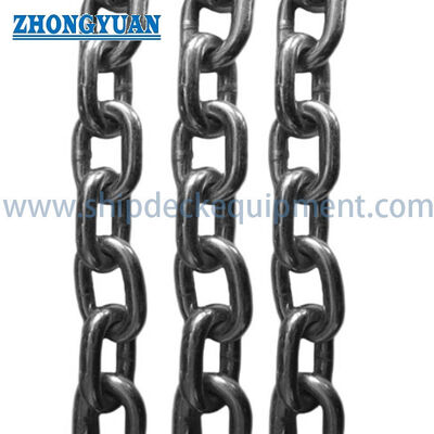 Chuỗi câu cá liên kết ngắn lớp 80 7-20 mm Xích lưới kéo bằng thép hợp kim được xử lý nhiệt