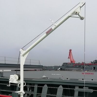 0.2-0.8T Cần cẩu rác di động cho hầm hàng tàu rời