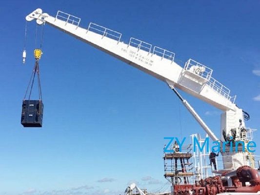 Cần cẩu xoay thủy lực 1–20T cho boong tàu | Cần cẩu hàng hải cần thẳng xoay 360°