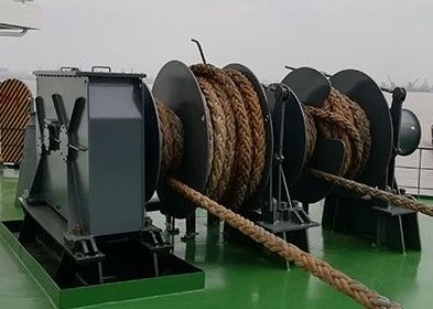 5-800KN Máy kéo đậu xe điện một trống với đầu cong