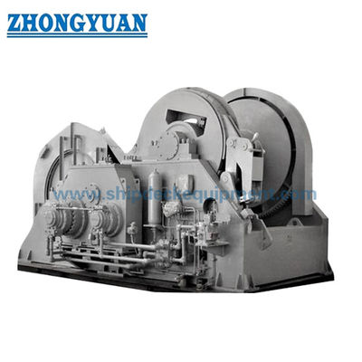 Hydraulic Waterfall Towing Winch Double Drum Winch với điều khiển từ xa