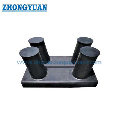 Hàn chế tạo bollard bitt kép nghiêng GB 556 Loại SH với thiết bị neo tàu cơ sở hộp