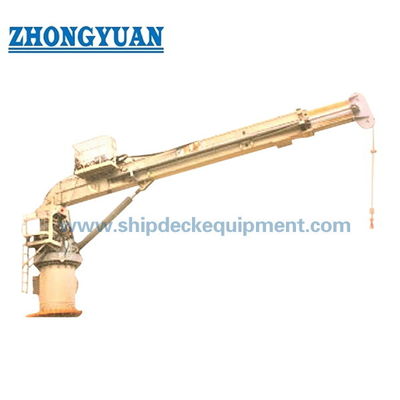 Cần cẩu cần trục kính thiên văn 3T 20m | Cần cẩu thủy lực trên tàu có cabin cho thiết bị boong tàu