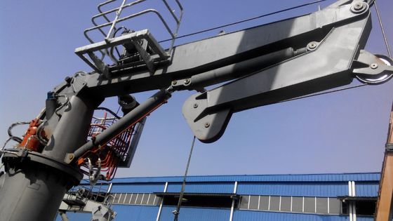 Bàn đạp thủy lực Knuckle Boom Thiết bị boong tàu cần trục