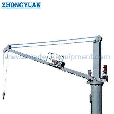 Cần trục quay cố định bằng điện 3T 5m với thiết bị sàn tàu tháp