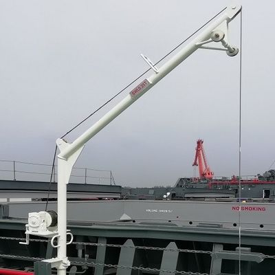 Davit rác di động 0,2–0,8T | Thiết bị nâng giữ hàng trên boong tàu