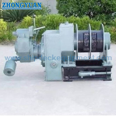 Tàu nhôm lái thang Winch ISO 7364 Split Drum Động cơ khí nén
