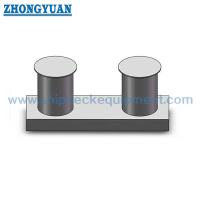 GB / T 554 Bollard bitt đôi loại B với thiết bị kéo tàu cơ sở chèn