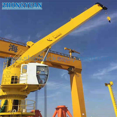 Cần cẩu cần trục kính thiên văn 3T 20m | Cần cẩu thủy lực trên tàu có cabin cho thiết bị boong tàu