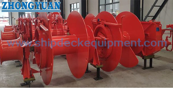 Điện thủy lực Mooring Winch Double Drum Single Warping End