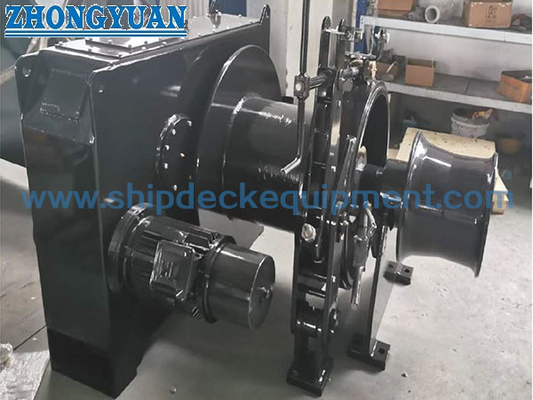 5-800KN Máy kéo đậu xe điện một trống với đầu cong