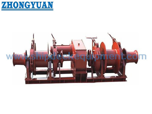 Máy trục neo điện & máy kéo treo với trống hai Gypsy đơn