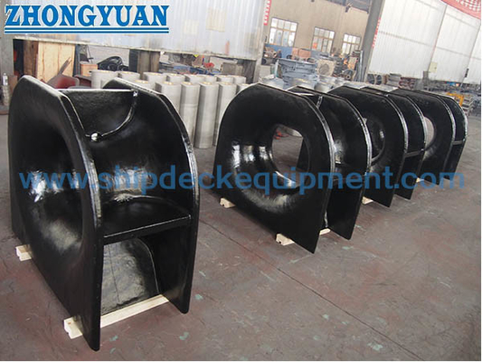 JIS F 2005-1975 Boong lắp thép đúc Loại đóng tàu Thiết bị neo tàu Chock