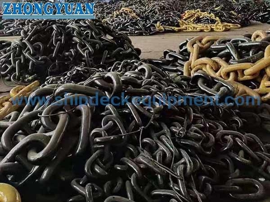 Phê duyệt cấp độ U1 U2 U3 Flash Butt Welded Stud Link Marine Anchor Chain