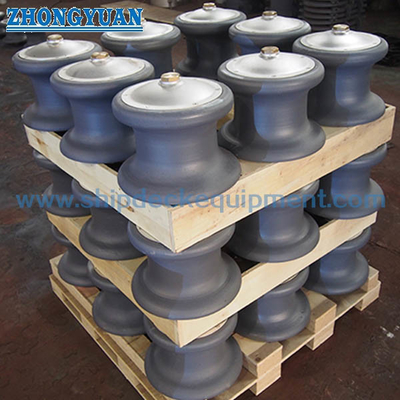 CB / T 3861 Loại A Con lăn bằng thép đúc Fairlead với thiết bị neo tàu che phủ bụi