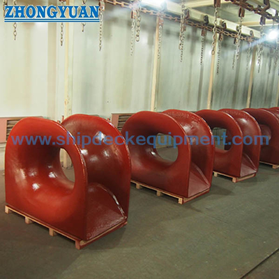 JIS F 2017-1982 Loại BP Thép tấm chế tạo Bulwark gắn Panama Chocks Thiết bị neo tàu