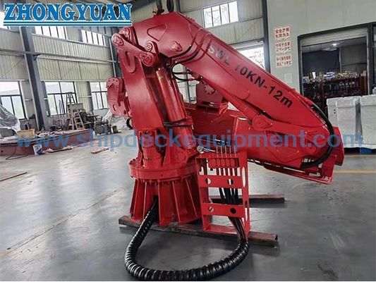Cần cẩu ống kính thiên văn đầy đủ Knuckle thủy lực cho thiết bị boong tàu không gian trên boong giới hạn