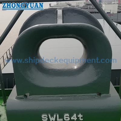 DIN 81915 Dạng A Đúc Bulwark thép gắn thiết bị kéo tàu chock neo