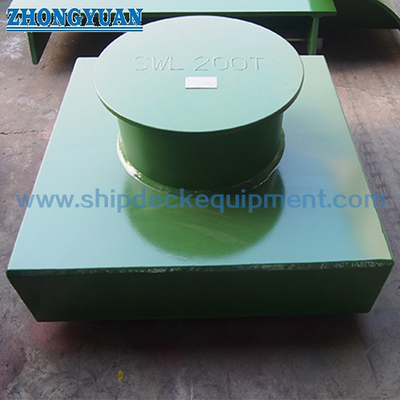 Thép tấm chế tạo Bitts đúc chìm Thiết bị kéo tàu