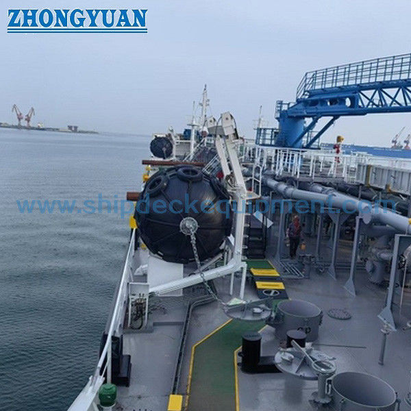Cần cẩu chắn bùn thủy lực 2,5–16T | Tấm chắn bùn cao su Davit cho thiết bị boong tàu