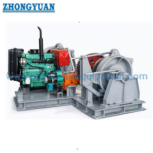 38mm Động cơ diesel Động lực thủy thủ Anchor Windlass cho boong tàu