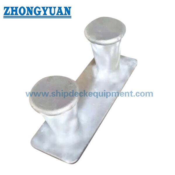 ASTM A27-70-36 Thép đúc 8 "10" Bitt đôi không có sừng Thiết bị neo tàu