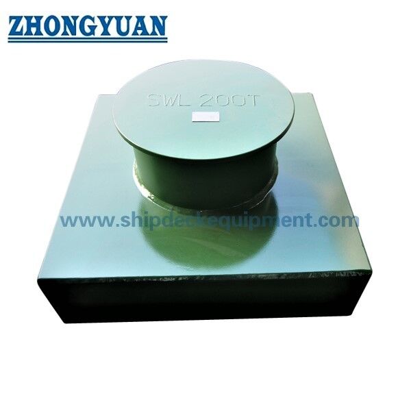 Bít kéo tàu đục. Bảng thép loại B để lắp đặt bên vỏ (ISO 13798)