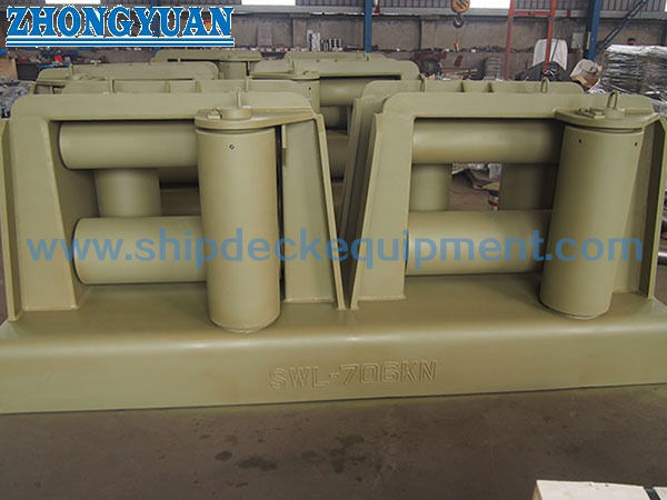 Còi dẫn hướng đa năng 5 con lăn | ISO 13733 Loại 5RL / 5RR dùng cho neo tàu và kéo tàu