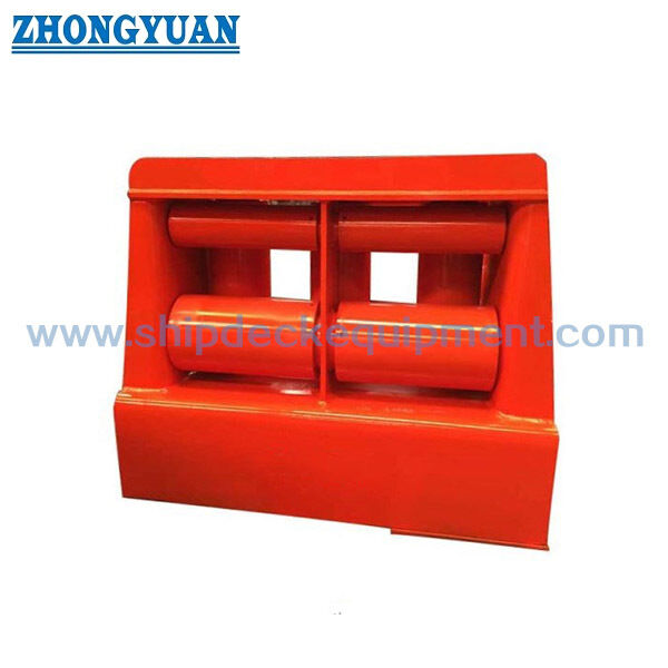 Bảy cuộn Universal Fairlead với cuộn phía trên Ứng và kéo tàu (ISO 13733 Type 7R)