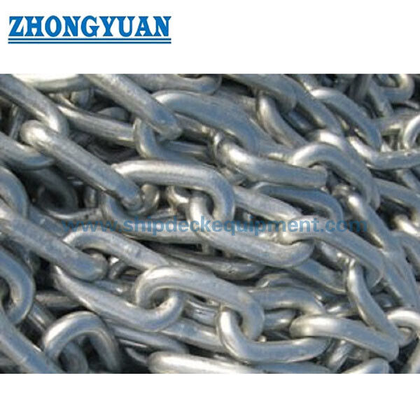 Chuỗi neo không đinh bằng sợi dây chuyền galvanized nóng.