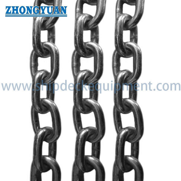 Chuỗi câu cá liên kết ngắn lớp 80 7-20 mm Xích lưới kéo bằng thép hợp kim được xử lý nhiệt