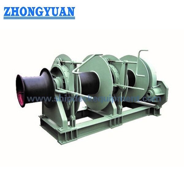 5 ‰ 500 kN Máy kéo đậu máy điện thủy lực 2 trống với đầu xoắn duy nhất