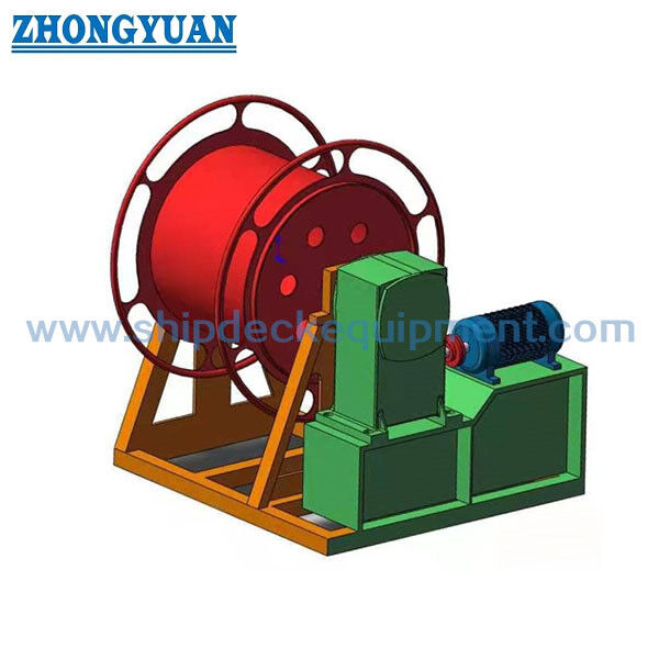 26 32 mm Electric Steel Wire Rope Storage Reel CB 3048 Type A Single Drum Electric Reel