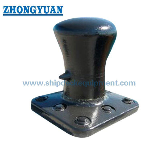 Đúc thép đơn Bitt Dock Bollard với thiết bị neo tàu neo