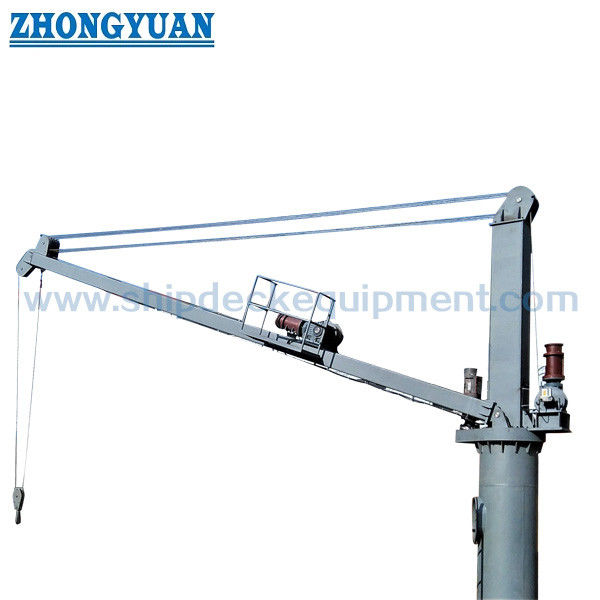 Cần trục quay cố định bằng điện 3T 5m với thiết bị sàn tàu tháp